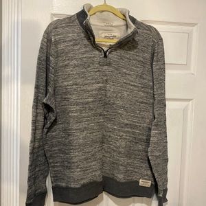 Heather Gray Abercrombie Quarter Zip